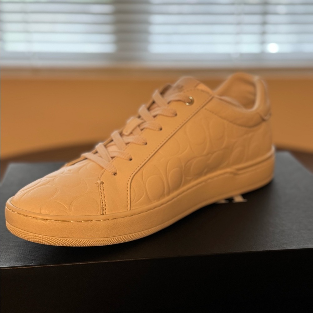Coach Cream Athletic Shoes